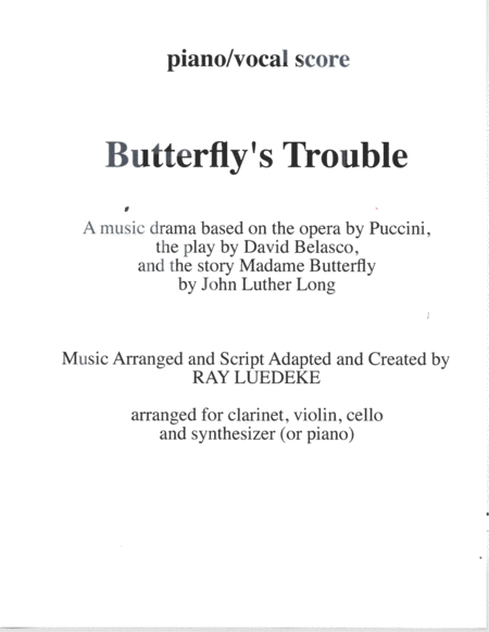[Luedeke] Butterfly's Trouble (Piano Reduction)