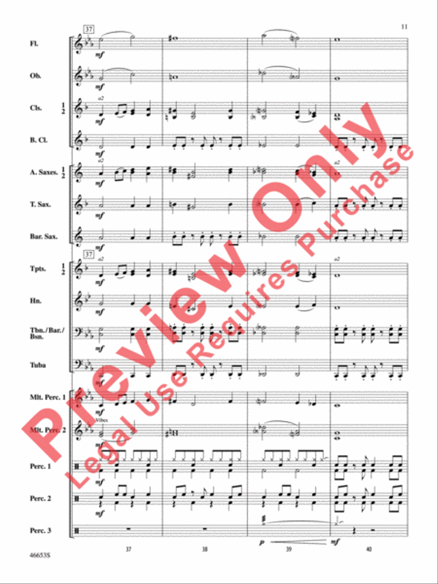 Flash! Concert Band scores gallery preview page 12