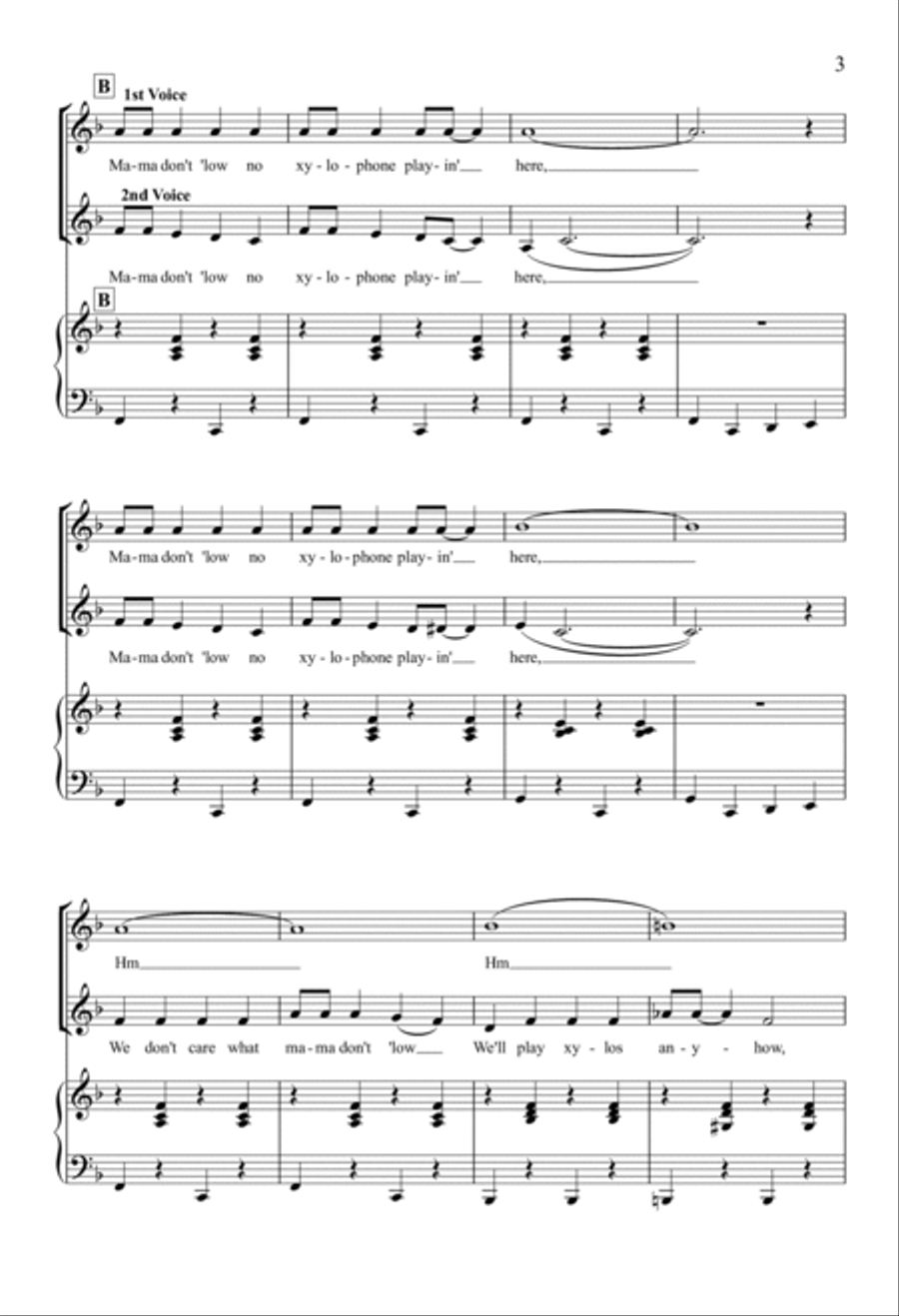 Mama Don't 'Low No Music Played In Here TB scores gallery preview page 2