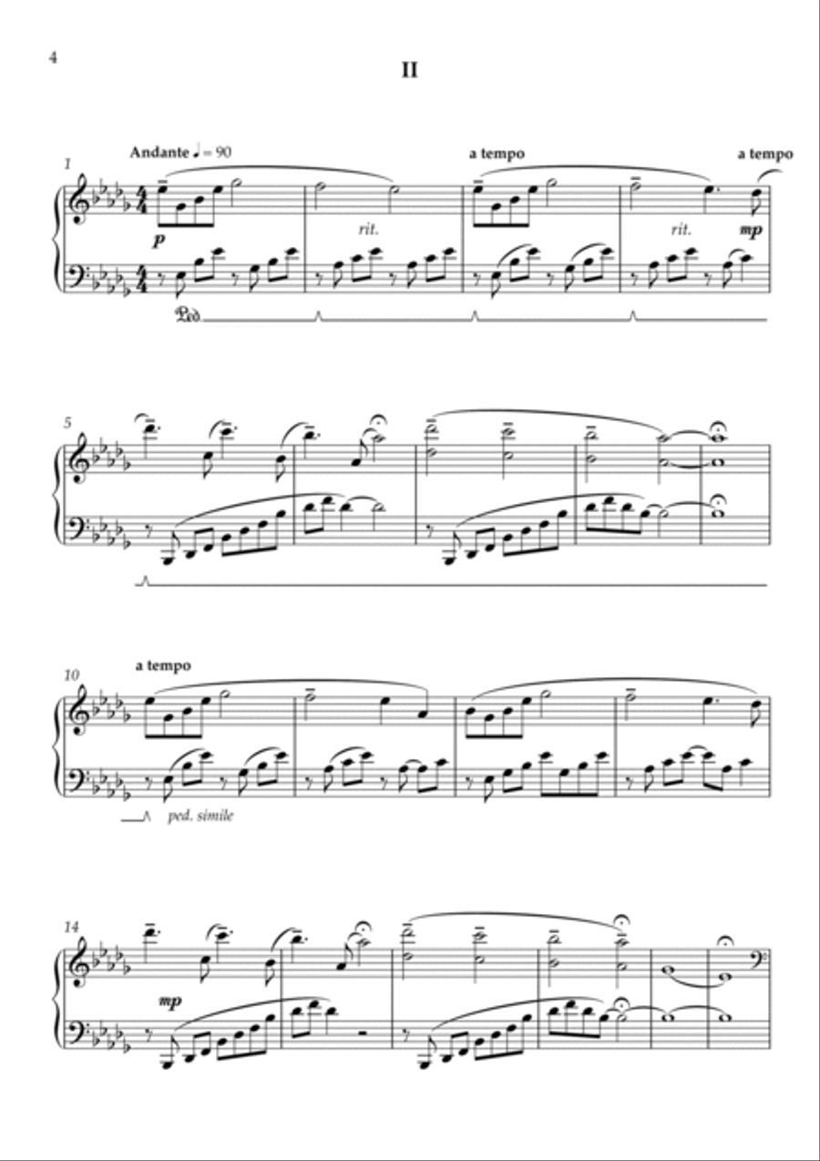 My Lady and the Battle of Cadsand Piano Solo scores gallery preview page 4