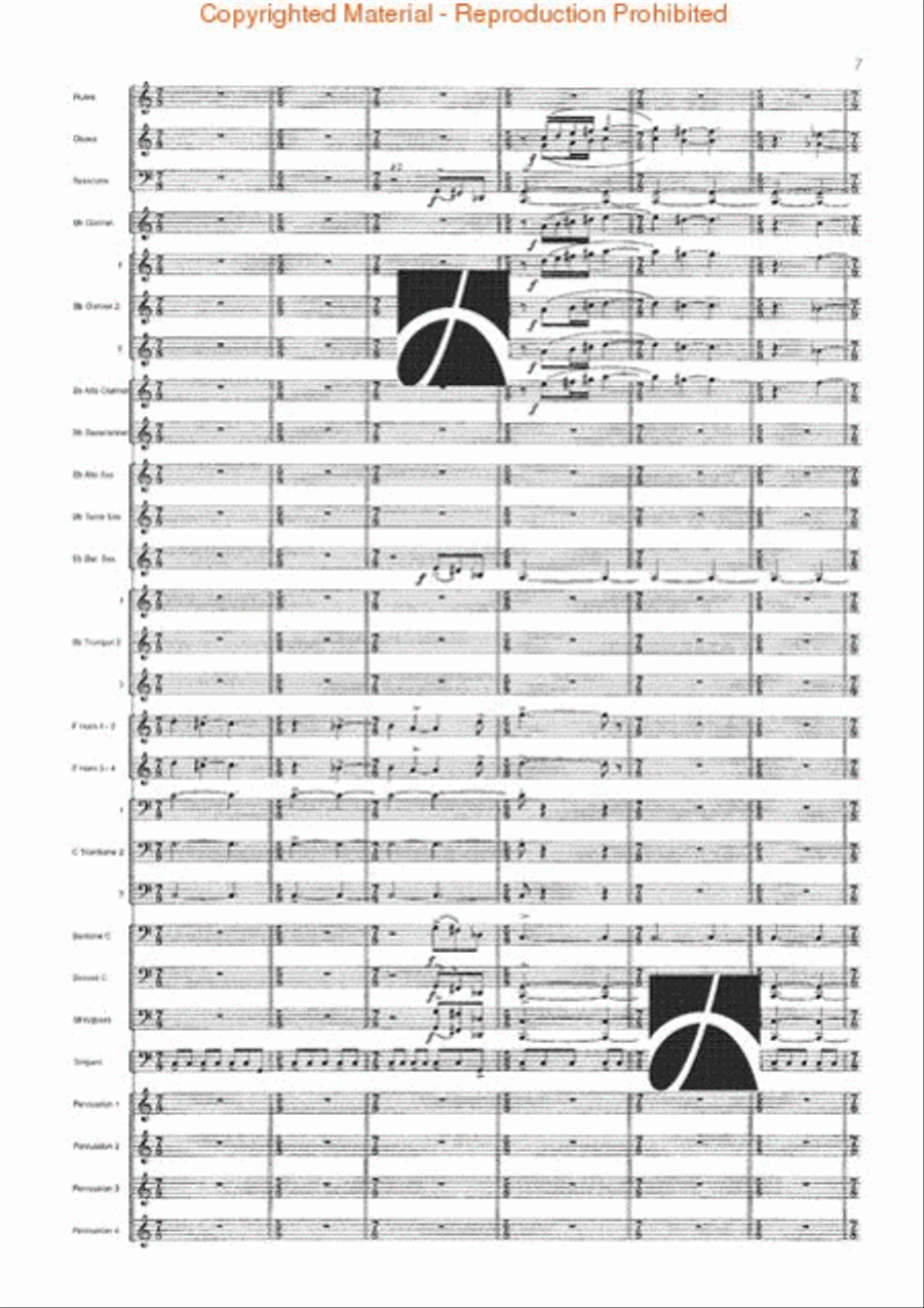 Spartacus Spartacus Concert Band scores gallery preview page 8