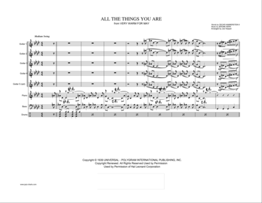 All The Things You Are Jazz Ensemble scores gallery preview page 2