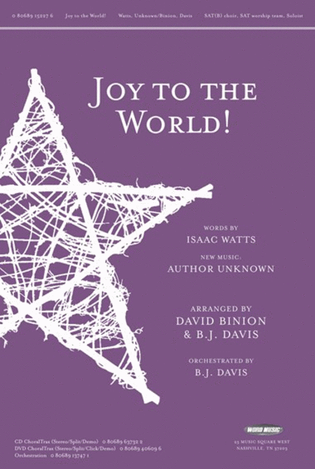 Joy To The World! - DVD ChoralTrax