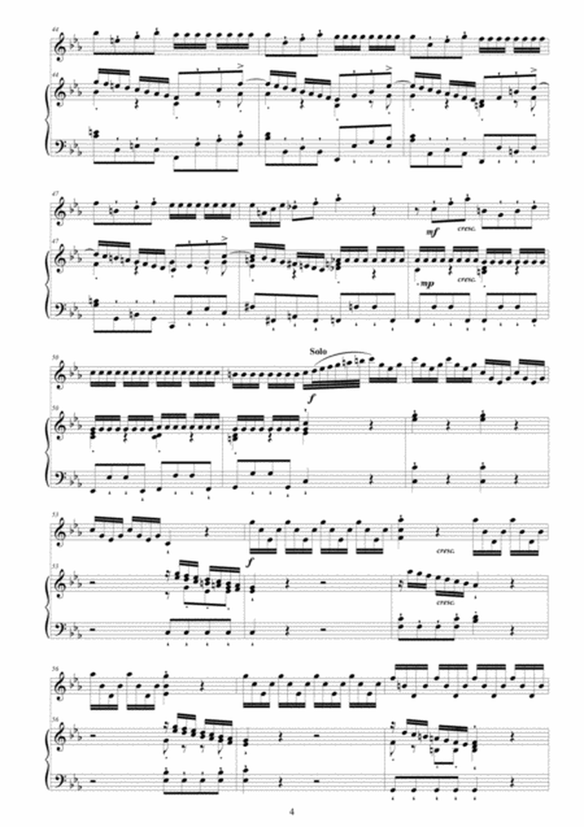 Vivaldi - Violin Concerto No.5 in E flat - La tempesta di mare - RV 253 Op.8 for Violin and Piano image number null