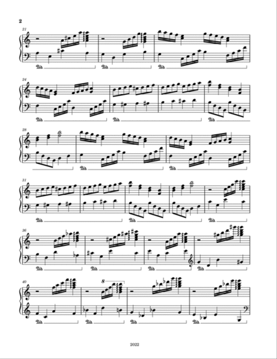 Love Never Asks Too Much Piano Solo scores gallery preview page 2