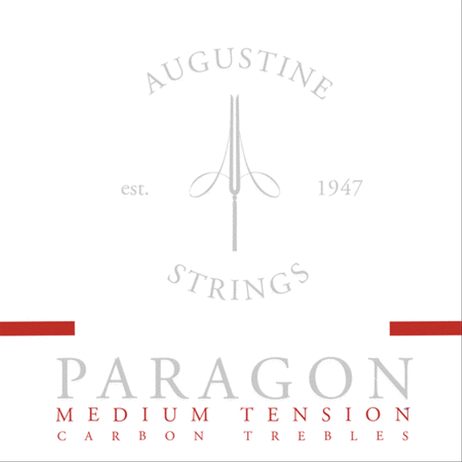 Paragon/Red – Medium Tension Carbon Treble Guitar Strings