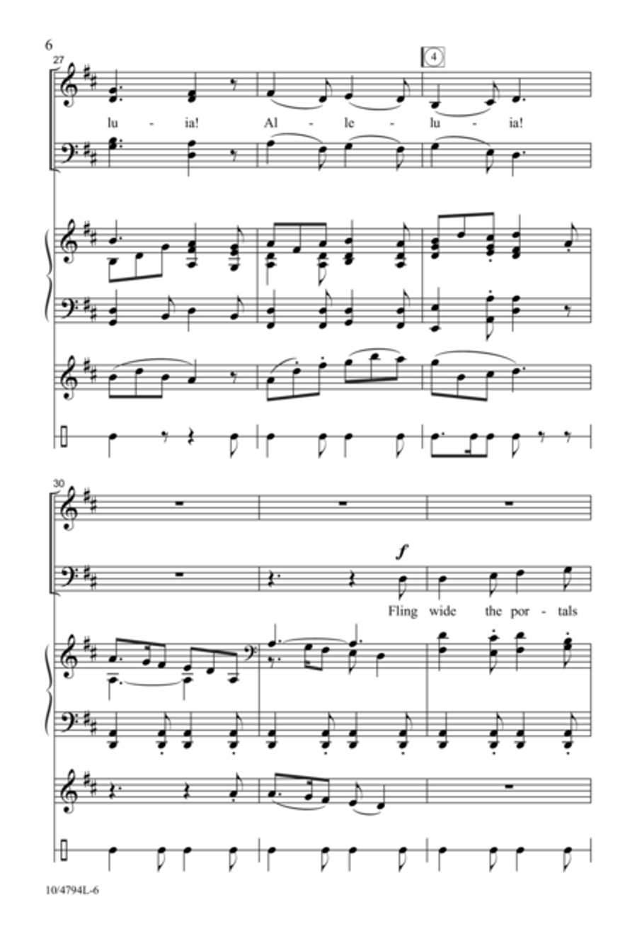 Lift Up Your Heads 2-Part scores gallery preview page 6