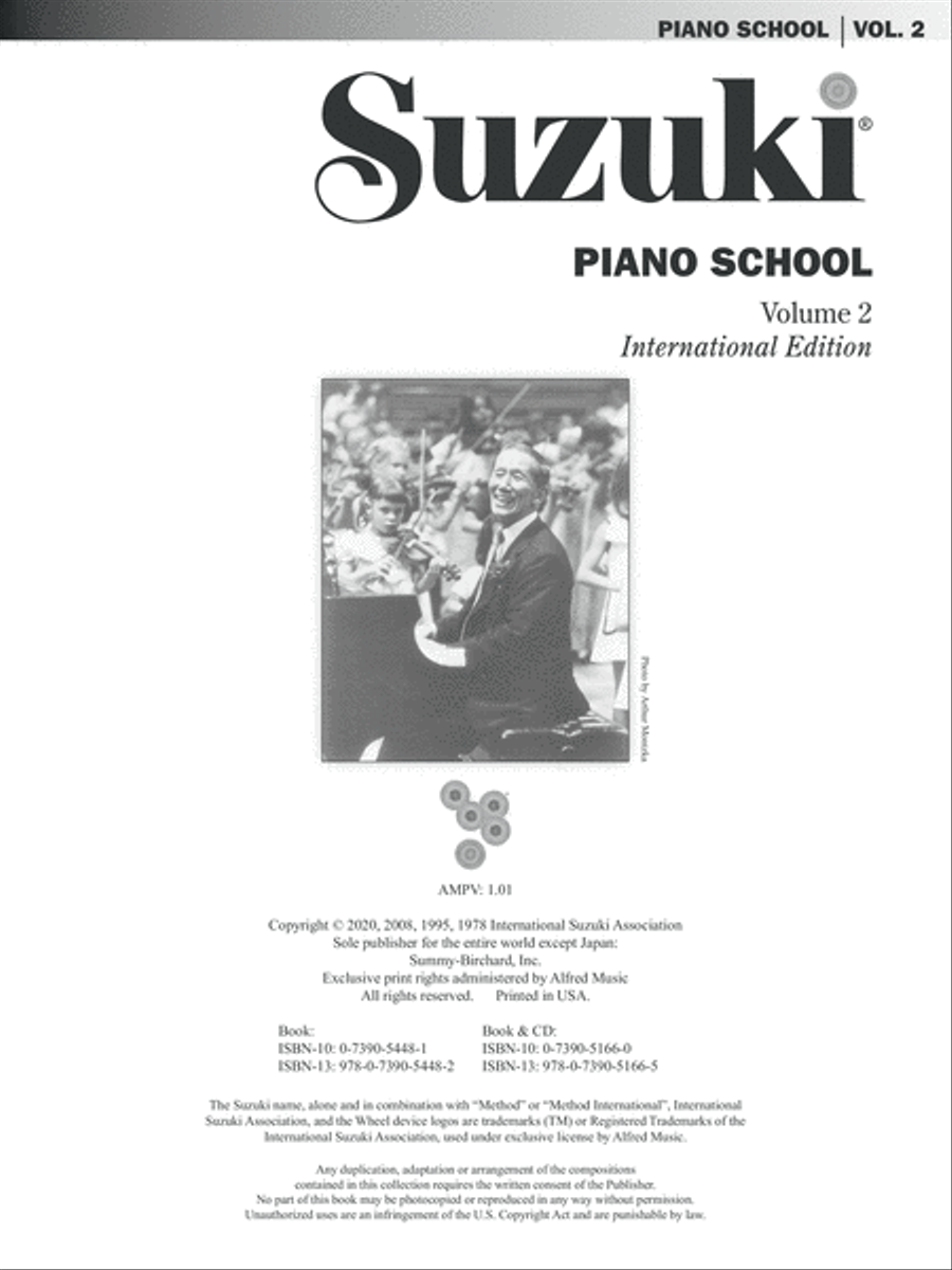 Suzuki Piano School, Volume 2