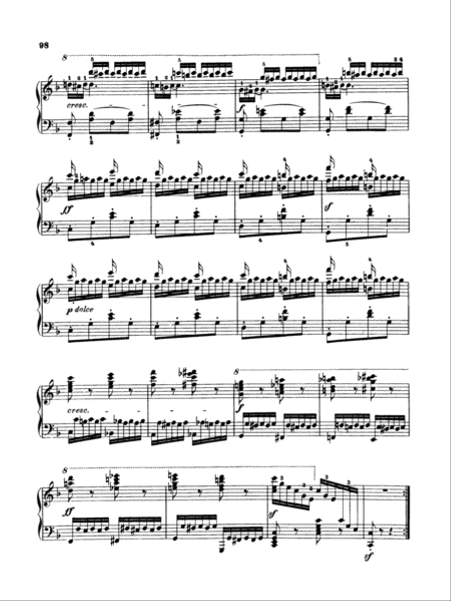Czerny: School of Velocity, Op. 299 No. 40 Piano Solo scores gallery preview page 2