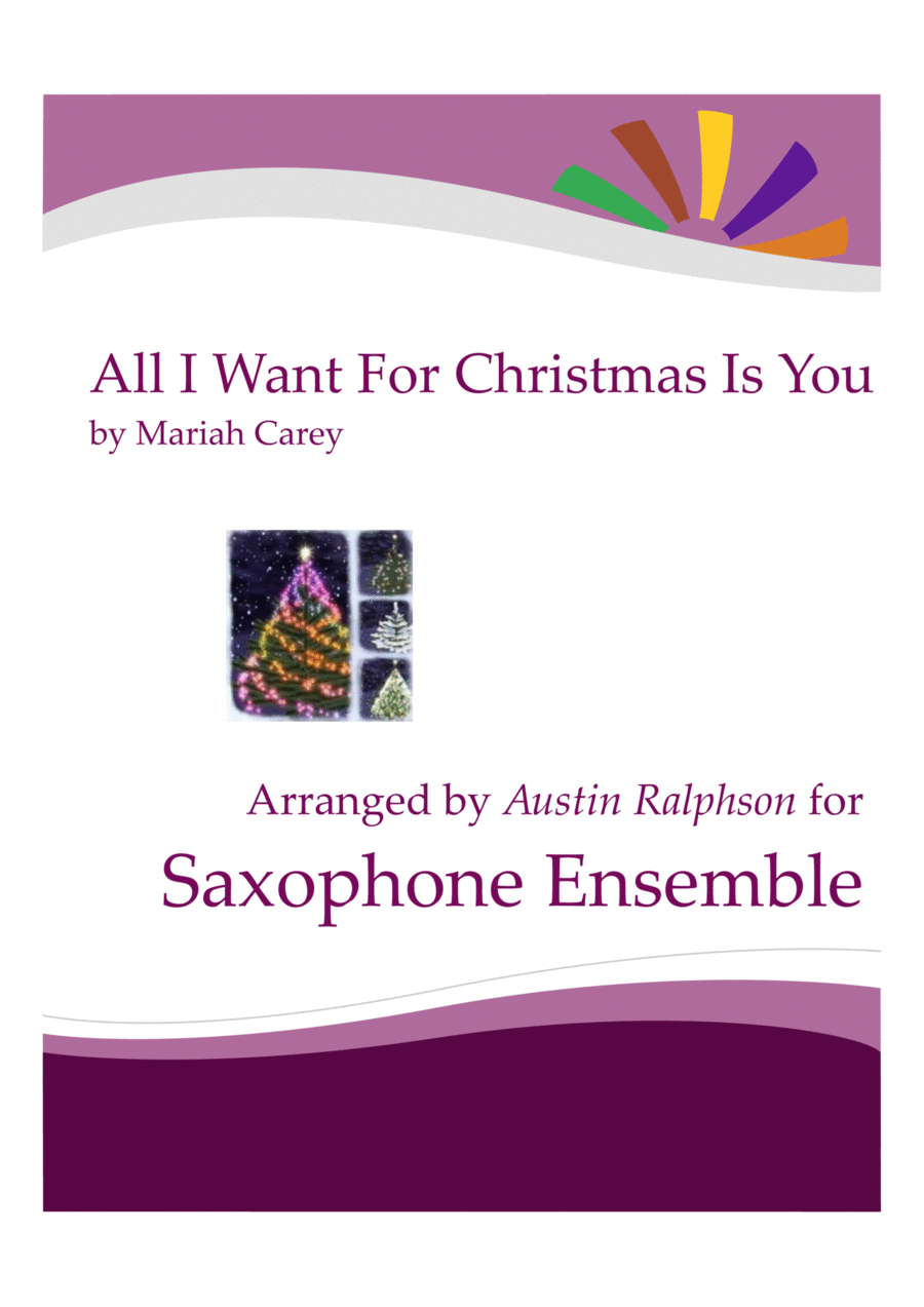 All I Want For Christmas Is You Woodwind Ensemble scores gallery preview page 1
