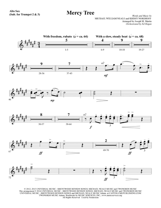 Mercy Tree - Alto Sax (sub. Trumpet 2-3)