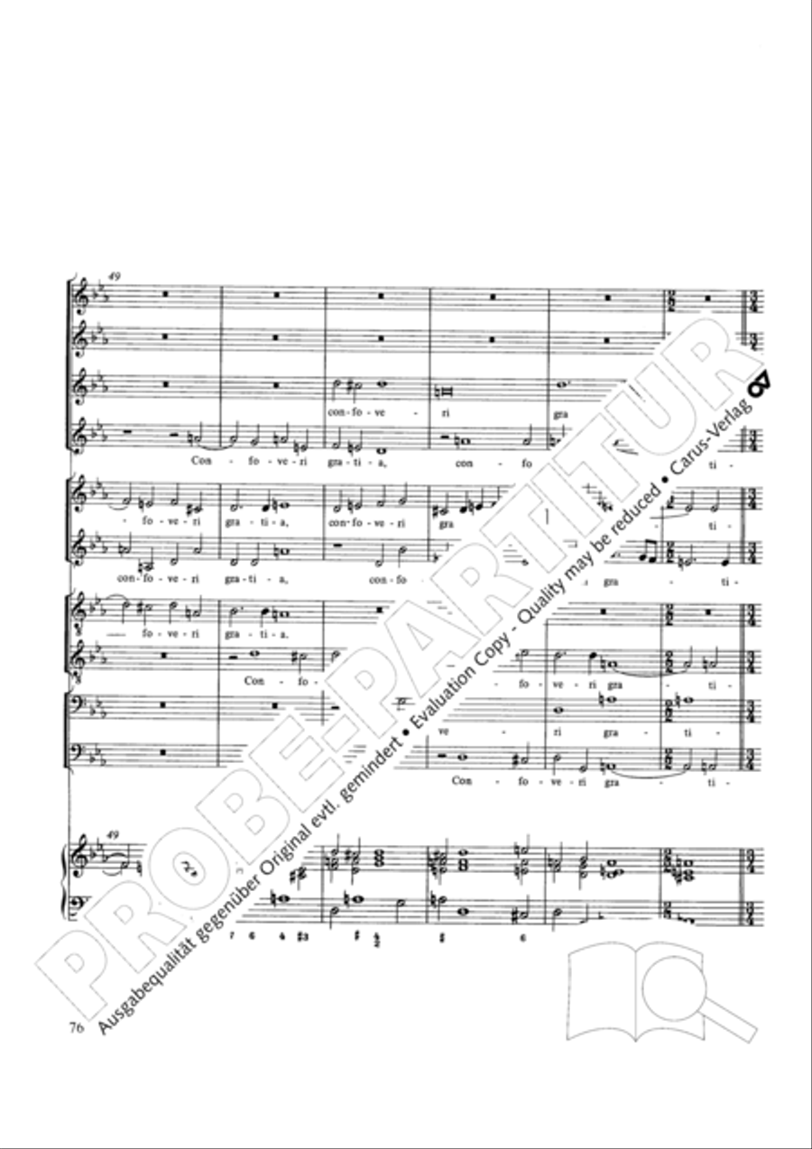 Stabat mater Choir scores gallery preview page 76