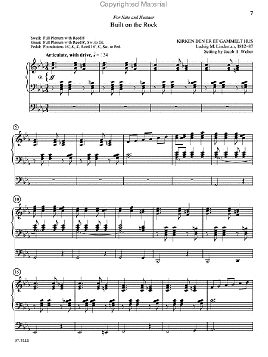 Soli Deo Gloria: Eight Distinctive Chorale Preludes for Every Organist, Set 1 Organ scores gallery preview page 3