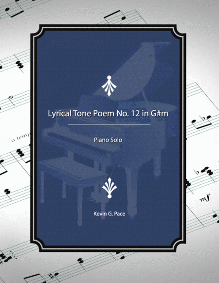 Lyrical Tone Poem No. 12 in G# Minor, piano solo image number null