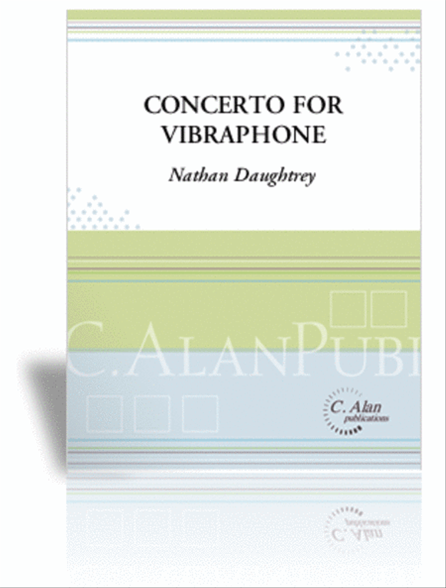 Concerto for Vibraphone & Percussion Ensemble Percussion Ensemble scores gallery preview page 1