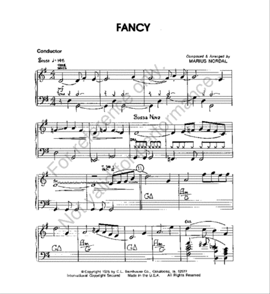 Fancy Fancy Jazz Ensemble scores gallery preview page 2
