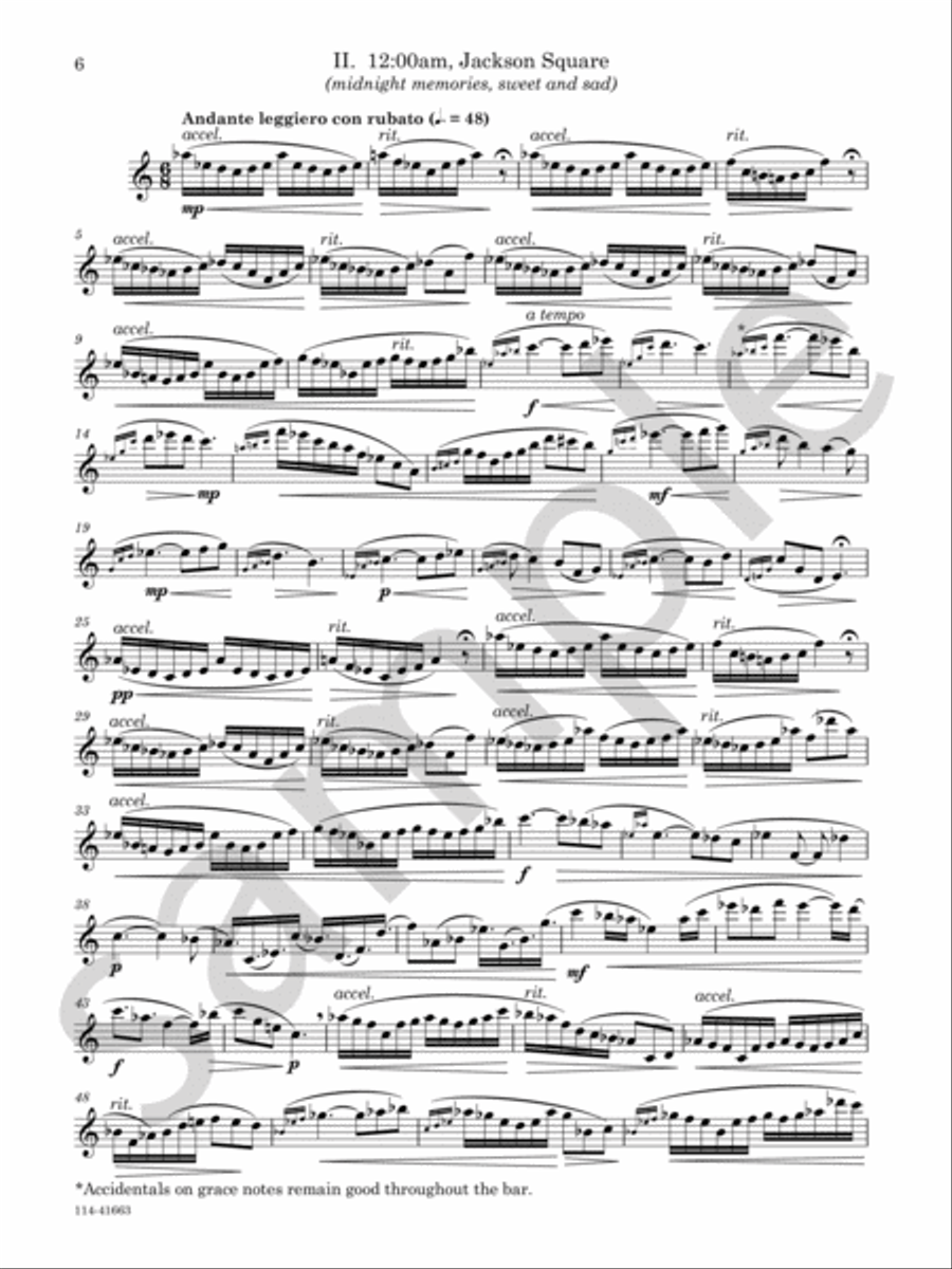 A Night In New Orleans Chamber Music scores gallery preview page 6