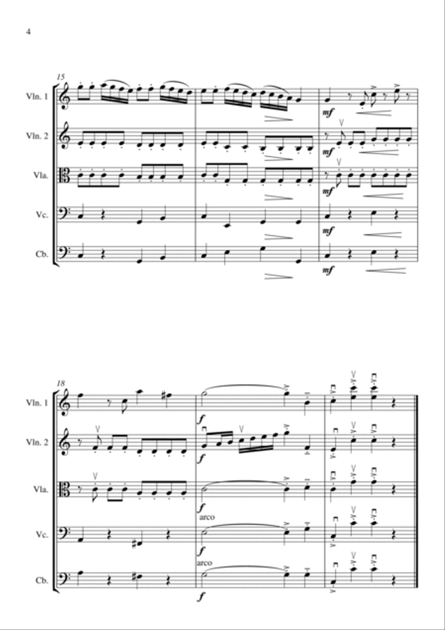 Classic Strings 1 Classic Strings 1 String Quartet scores gallery preview page 4