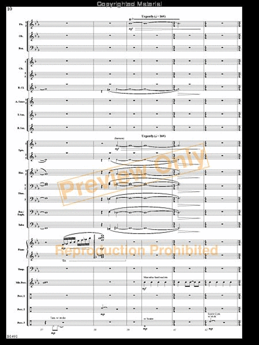 Nevermore Concert Band scores gallery preview page 9