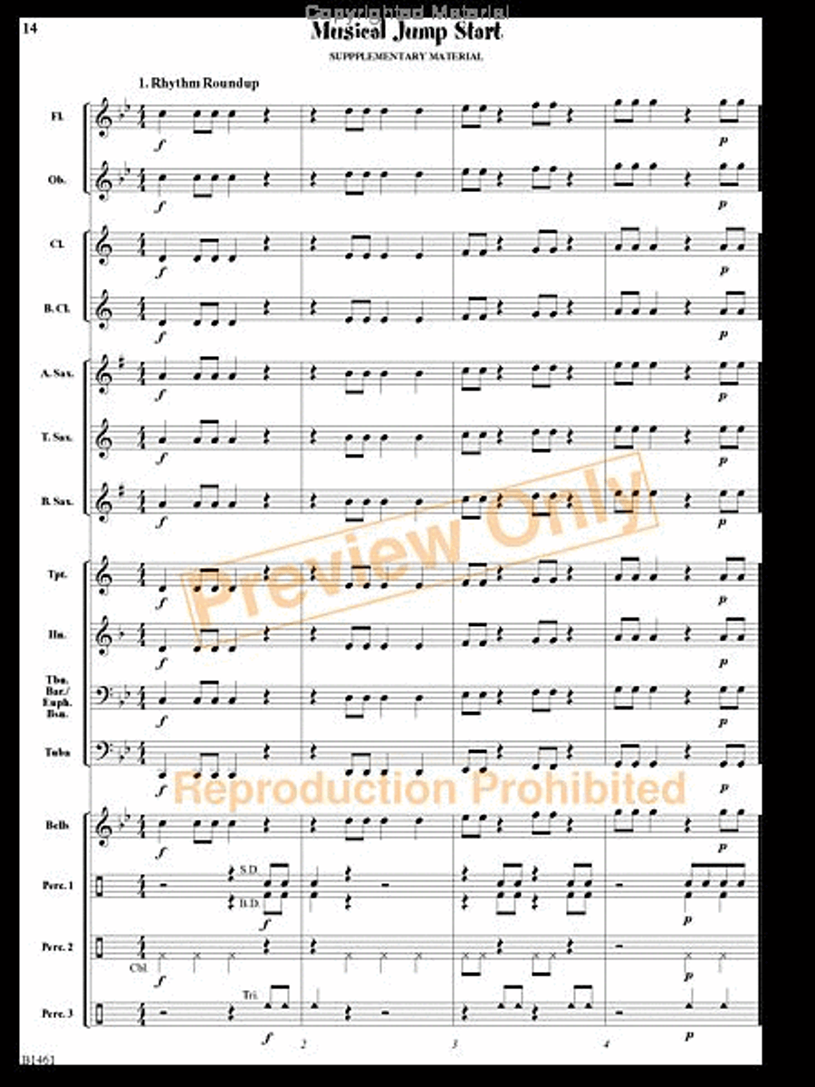Chisholm Concert Band scores gallery preview page 13