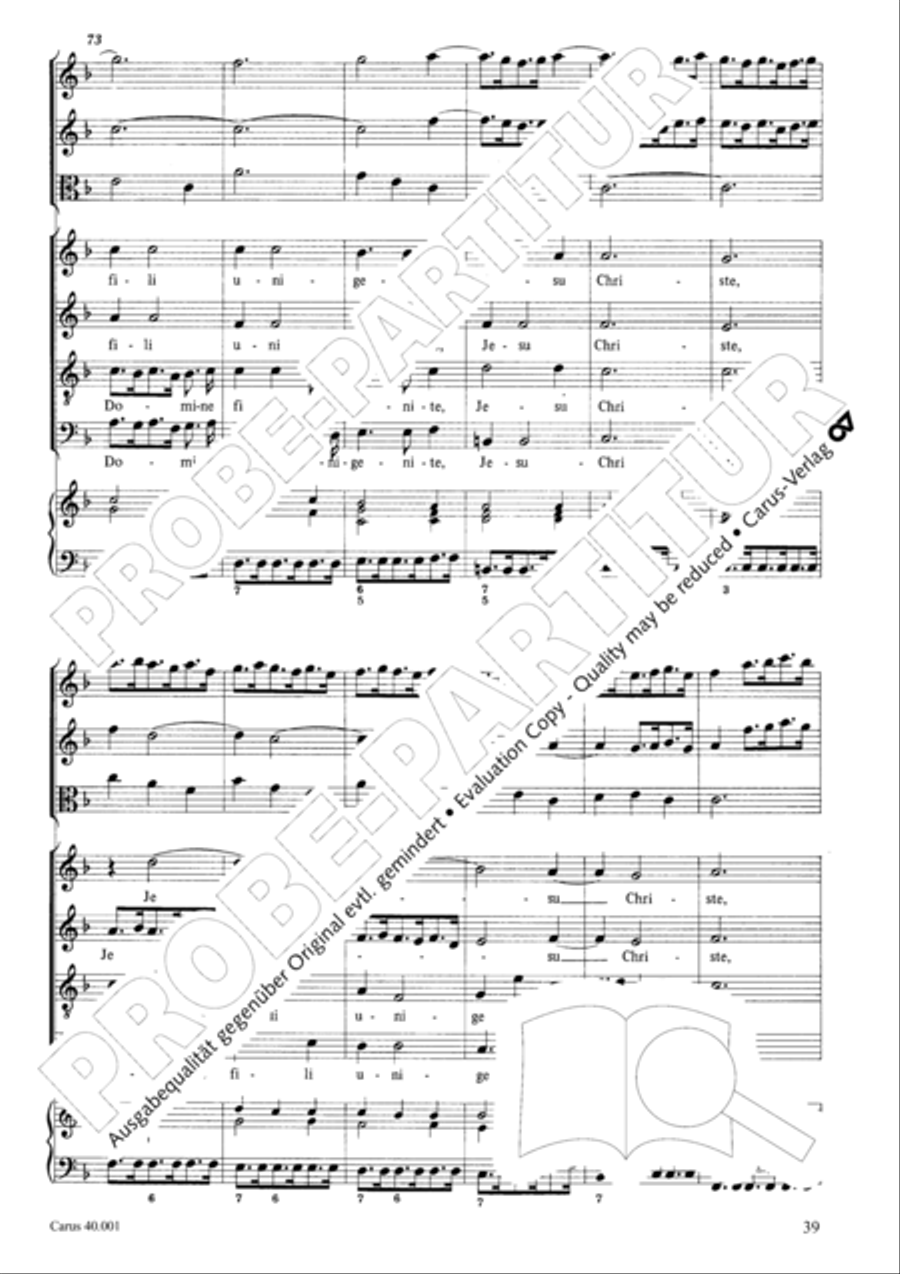 Gloria in D SSA scores gallery preview page 46