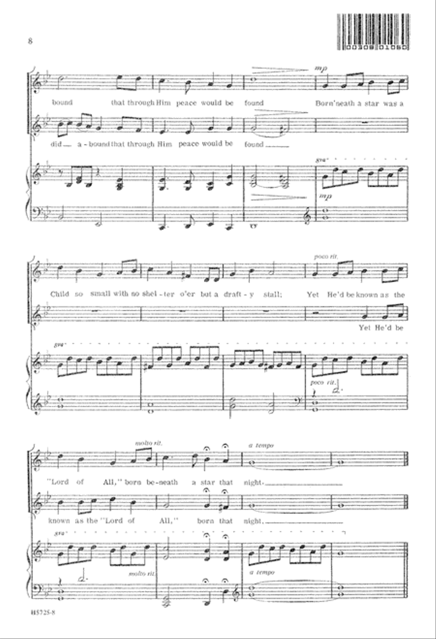 Born 'Neath a Star - 2-part 2-Part scores gallery preview page 9