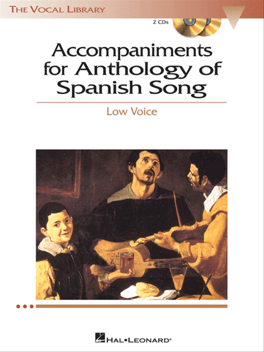 Anthology of Spanish Song Accompaniment CDs Low Voice scores gallery preview page 1