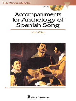 Book cover for Anthology of Spanish Song Accompaniment CDs