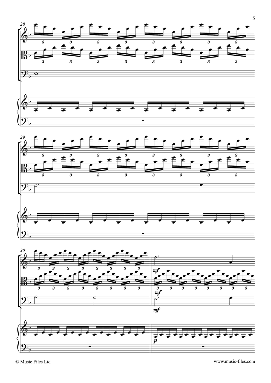 My Tender Love - Piano Quartet Piano Quartet scores gallery preview page 5