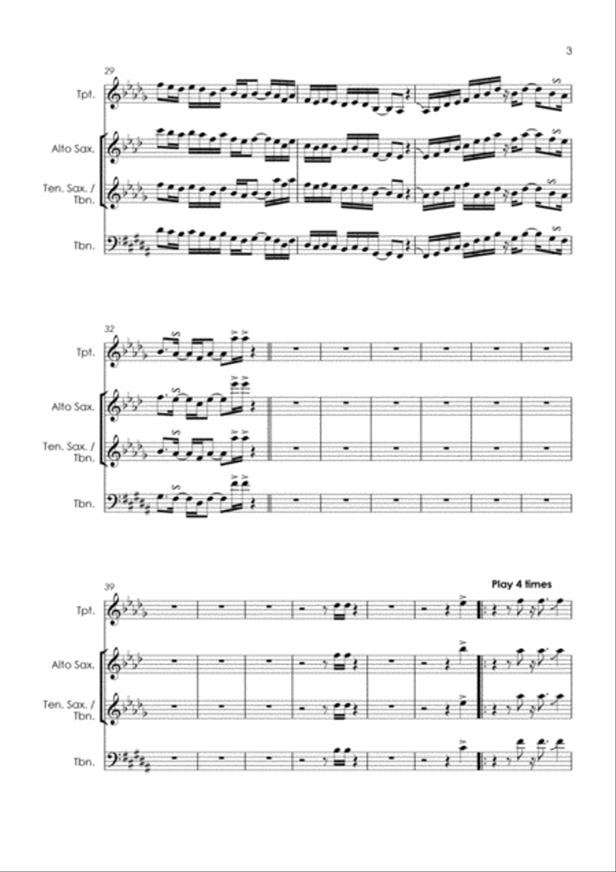 Sir Duke Sir Duke Tenor Saxophone scores gallery preview page 5