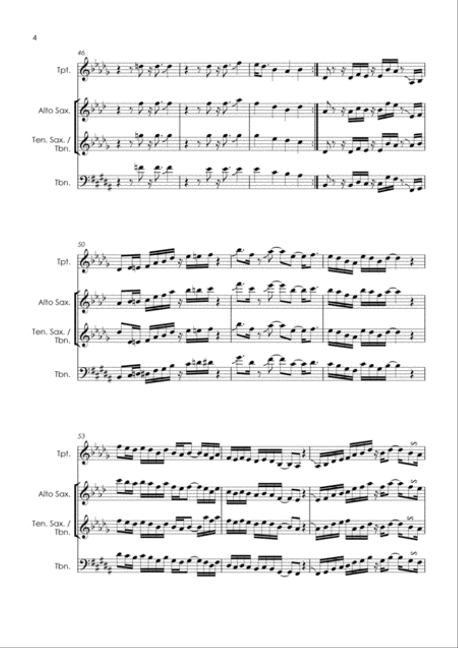 Sir Duke Sir Duke Tenor Saxophone scores gallery preview page 6