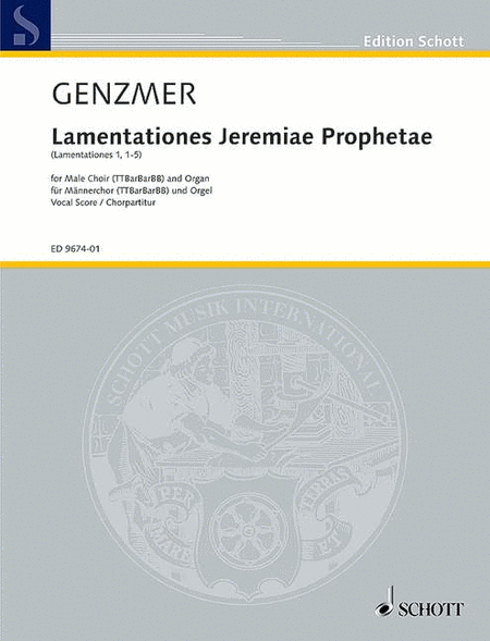 Lamentationes Jeremiae Prophetae