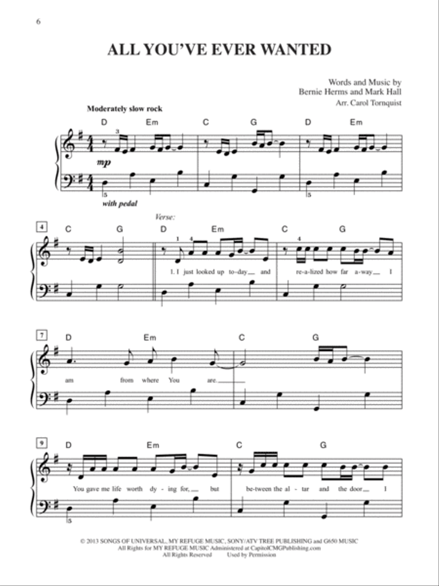 2014 Greatest Christian Hits Easy Piano scores gallery preview page 3