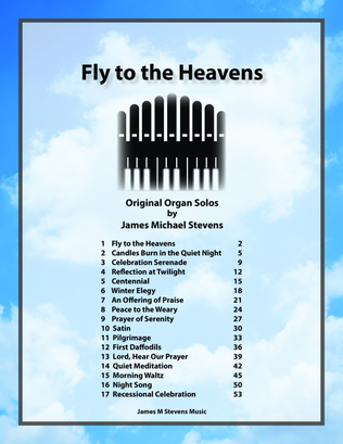 Book cover for Fly to the Heavens - Organ Book