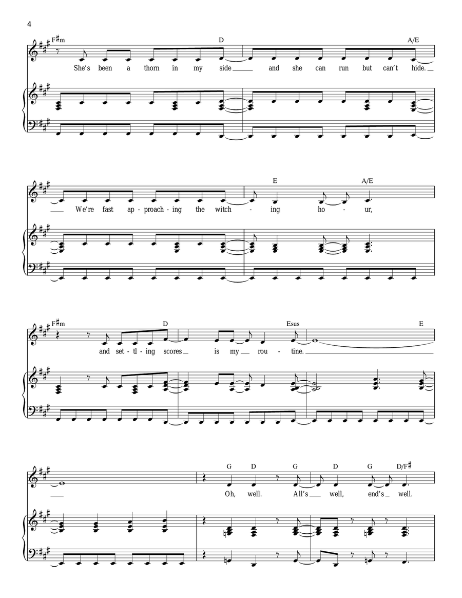 I Will Prevail I Will Prevail Piano, Vocal scores gallery preview page 4