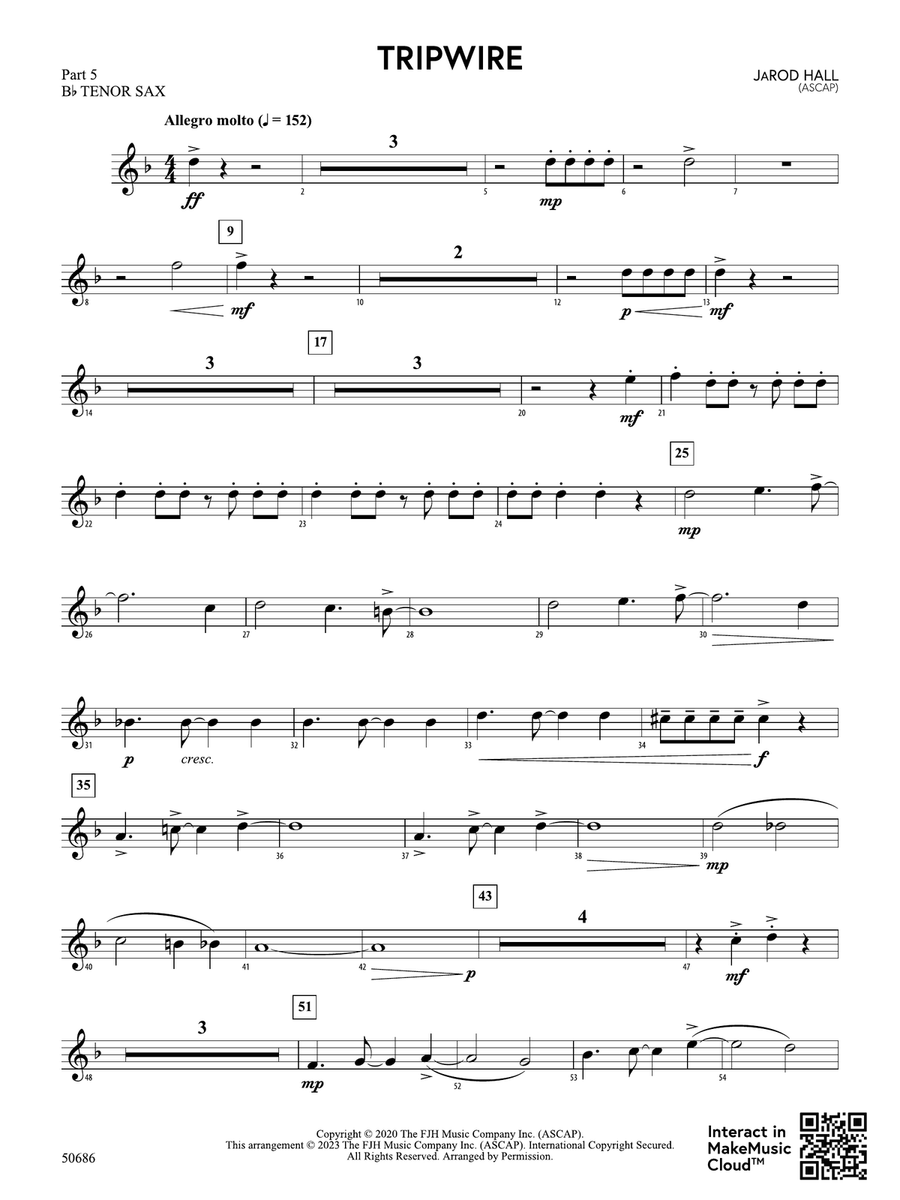 Tripwire: Part 5 - B-flat Tenor Sax