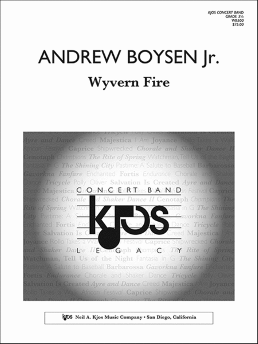 Wyvern Fire - Score Concert Band scores gallery preview page 1