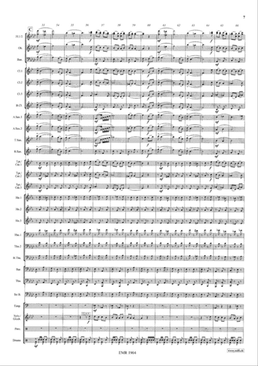 Circus March Concert Band scores gallery preview page 8