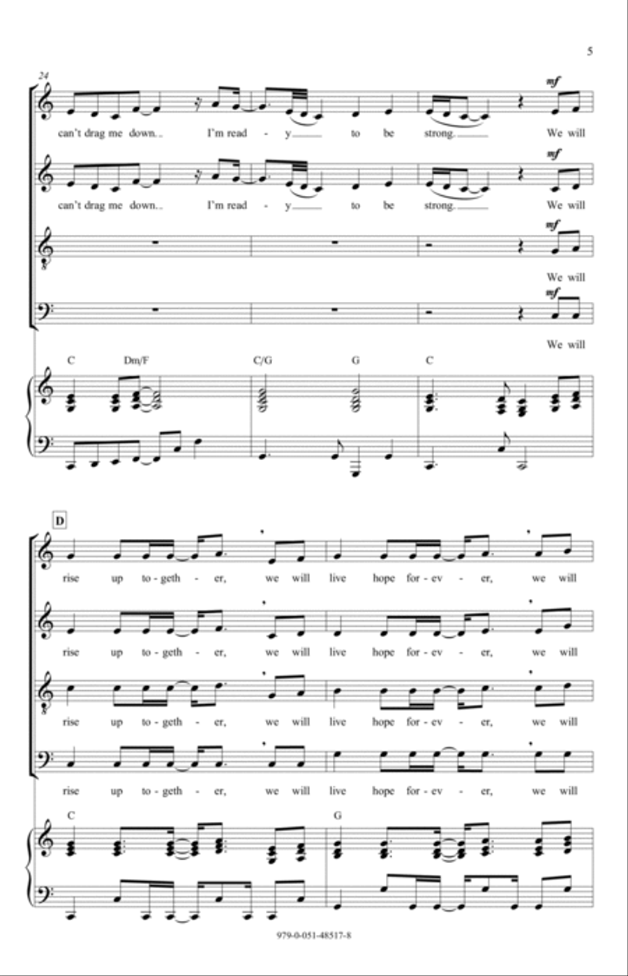 We Will Rise Up Together We Will Rise Up Together 4-Part scores gallery preview page 5