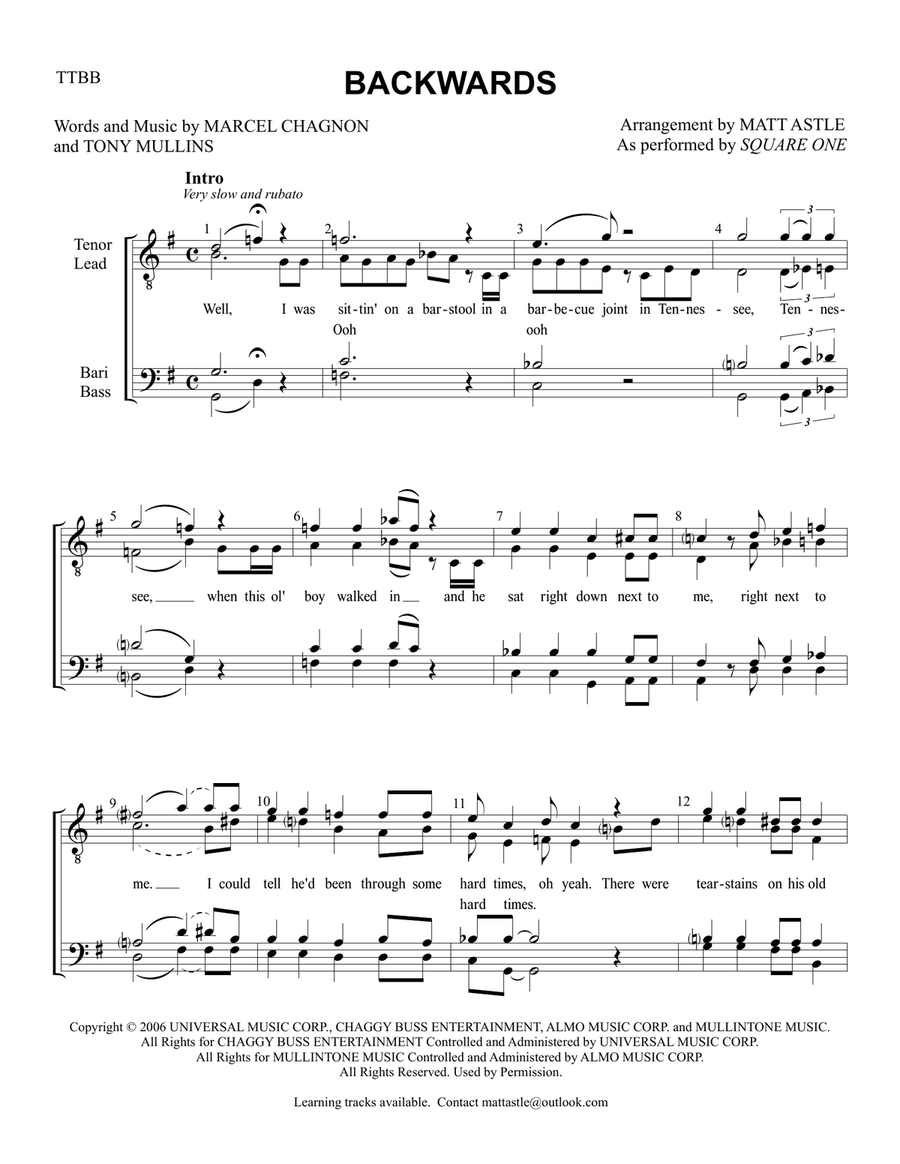 Backwards TTBB scores gallery preview page 2