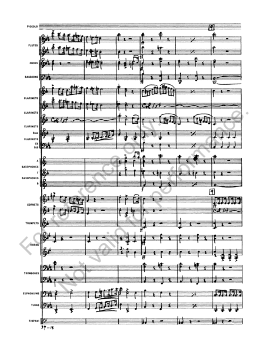 Euryanthe Concert Band scores gallery preview page 20