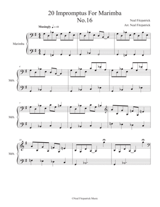 Impromptu No.16 For Marimba