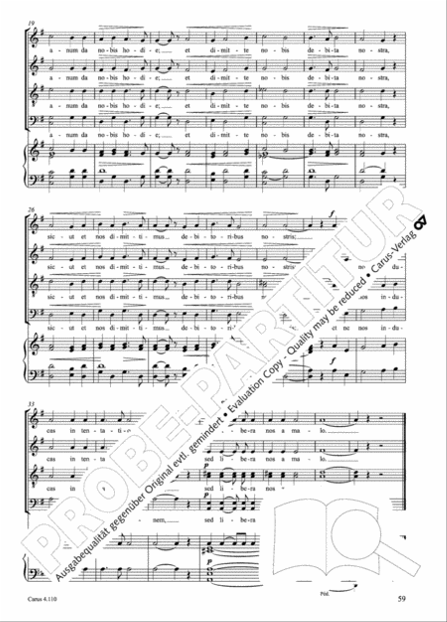 20 Latin Motets (Chants sacres latin/ 20 latein. Motetten) 4-Part scores gallery preview page 60