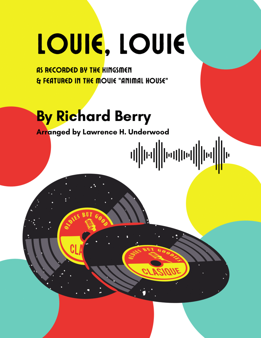 Louie, Louie Double Bass scores gallery preview page 1