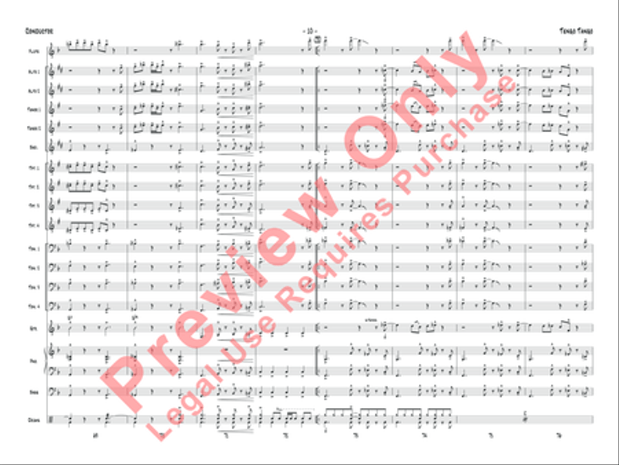 Tengo Tango Jazz Ensemble scores gallery preview page 11