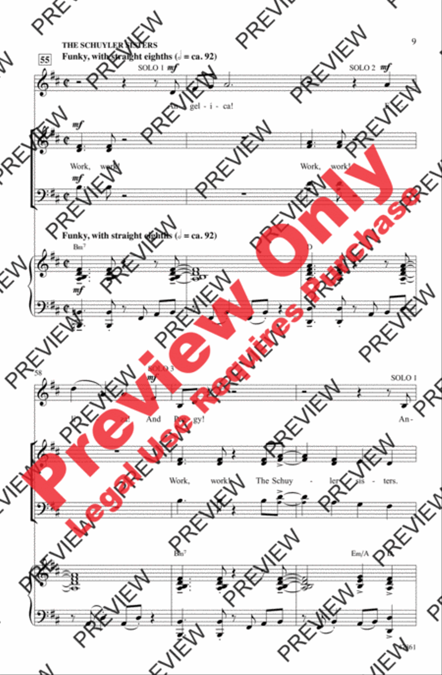 Hamilton Highlights 3-Part scores gallery preview page 9