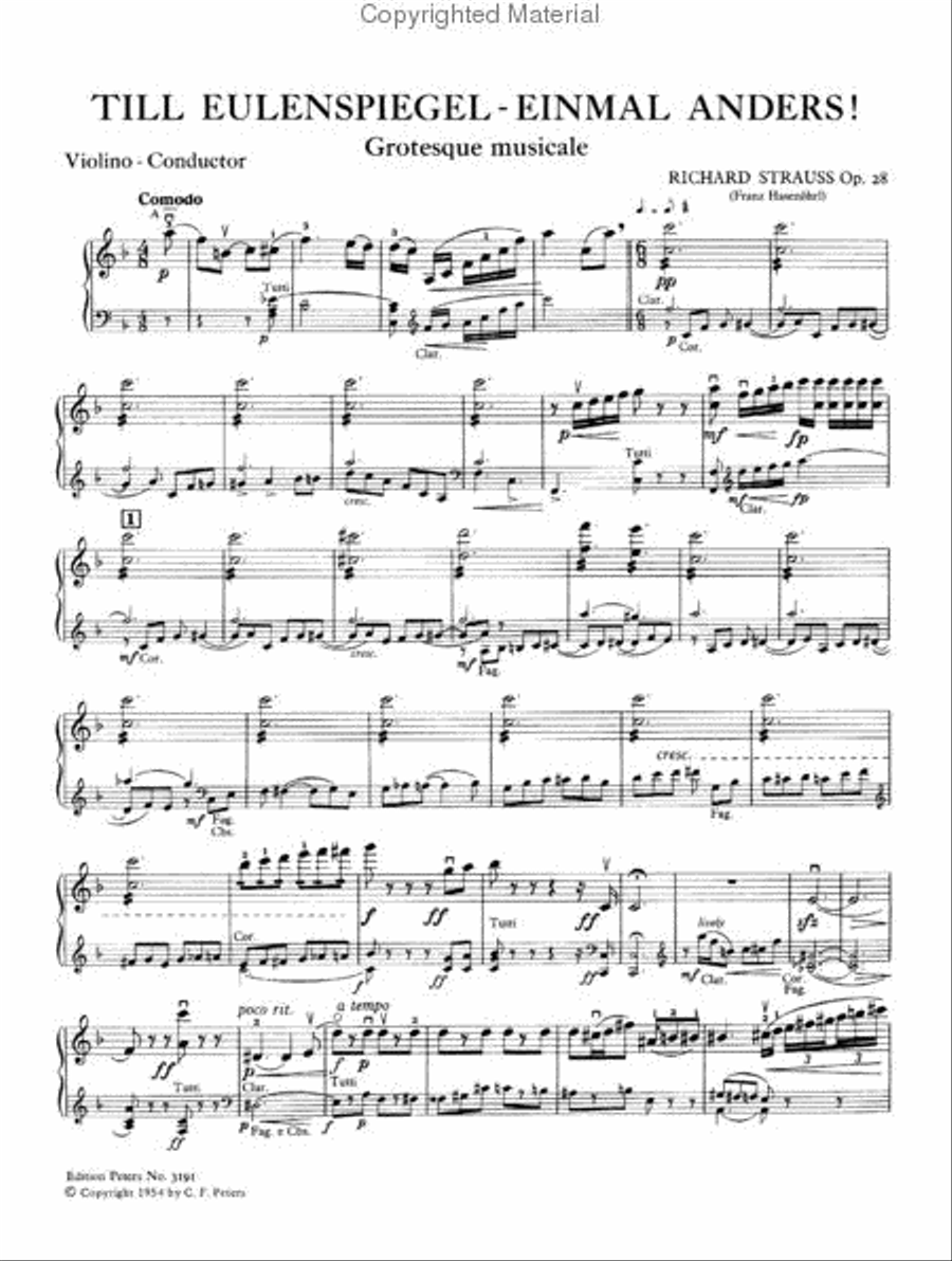 Till Eulenspiegel einmal anders!, Op. 28 Bassoon scores gallery preview page 2
