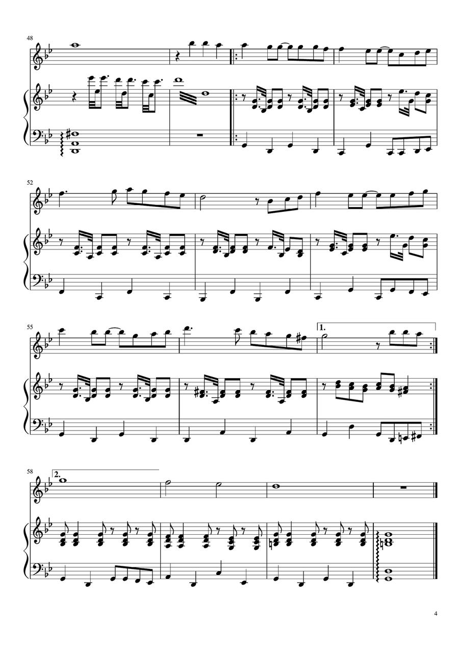 Those Were The Days Violin Solo scores gallery preview page 4
