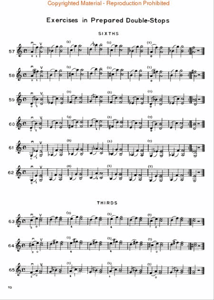 Developing Double Stops for Violin Orchestra scores gallery preview page 2