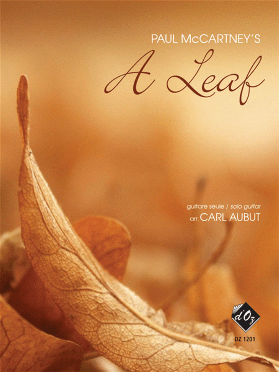 Paul McCartney’s - A Leaf Classical Guitar scores gallery preview page 1